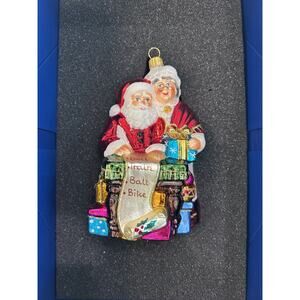 TRIMSETTER By Dillard’s Artisan Collection Santa & Mrs Claus Handmade In Poland